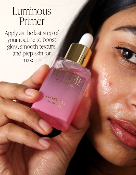 TEATIME PEONY GLOW OIL - BYROE NEW YORK