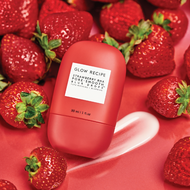 STRAWBERRY BHA PORE-SMOOTH BLUR DROPS - GLOW RECIPE