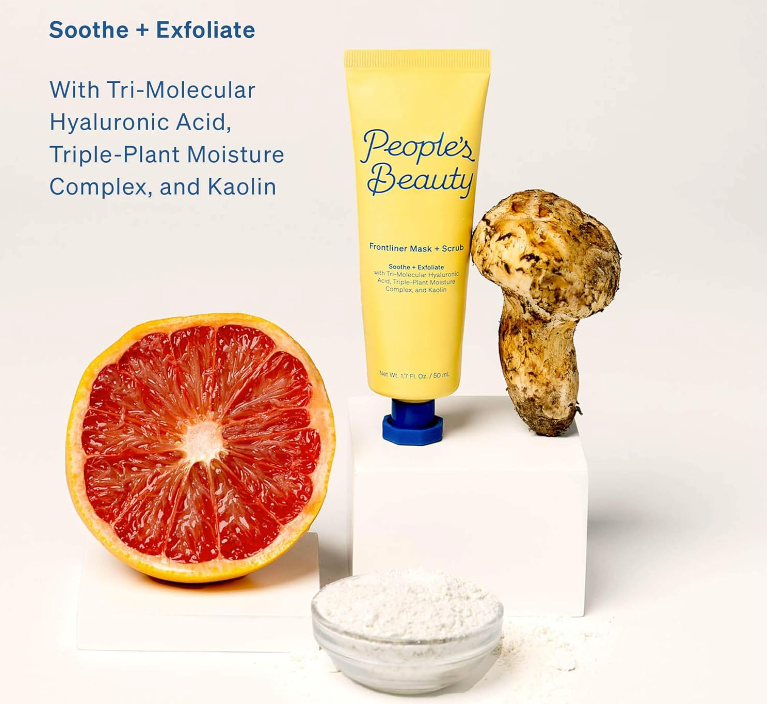 MASCARILLA FACIAL + EXFOLIANTE - PEOPLE'S BEAUTY
