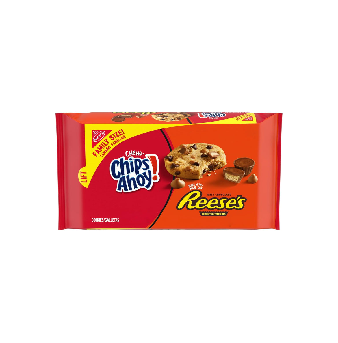 CHIPS AHOY TAMAÑO FAMILIAR - 4 SABORES